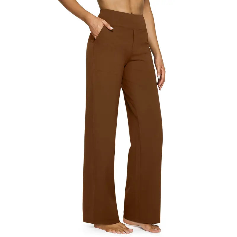 Luxa Wide Leg Dress Pants
