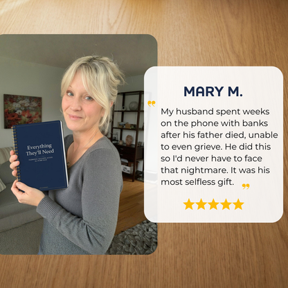 'End Of Life' Structured Planner & Journal