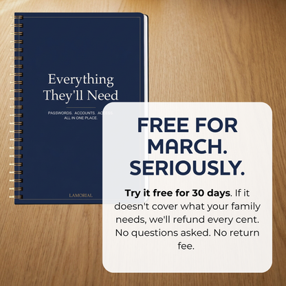 'End Of Life' Structured Planner & Journal