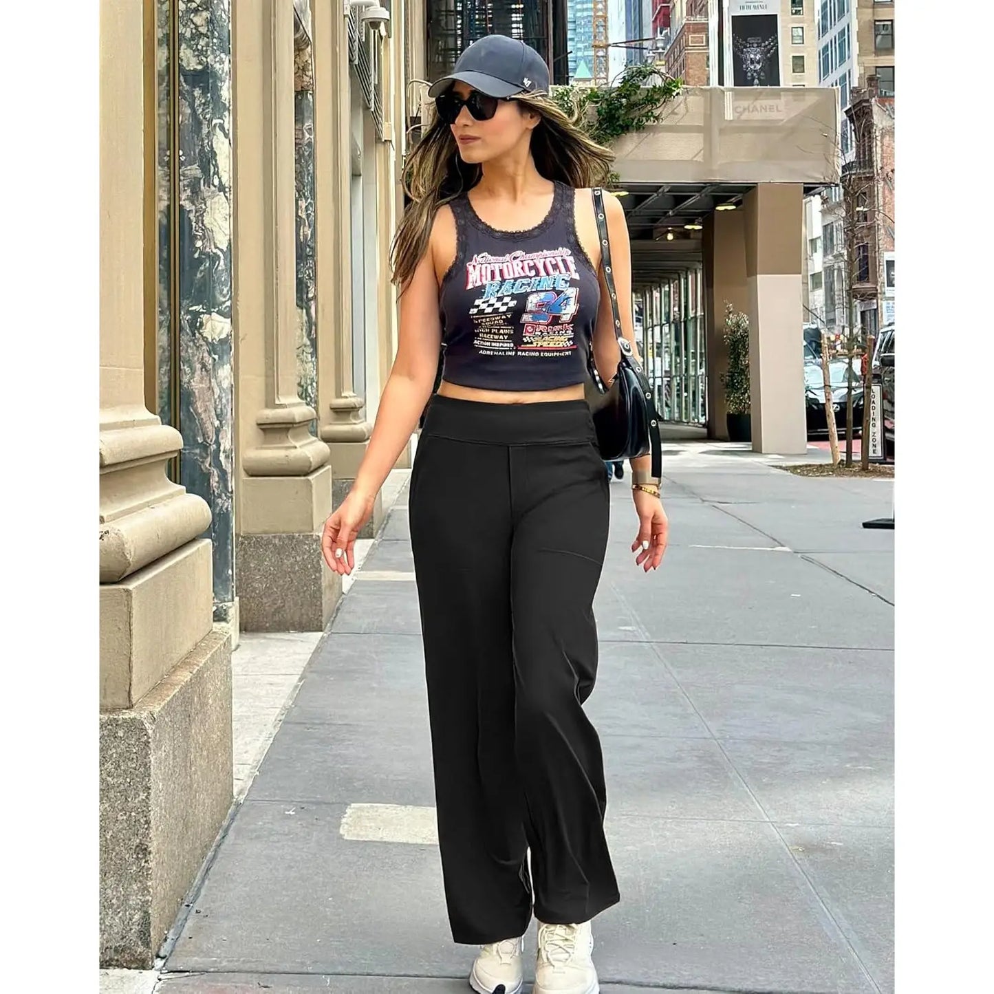 Luxa Wide Leg Dress Pants
