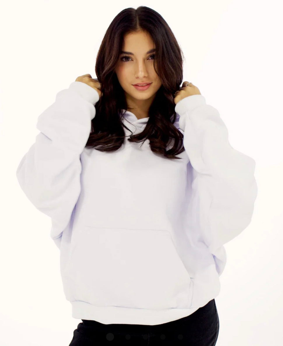 Backless Rhinestone Hoodie