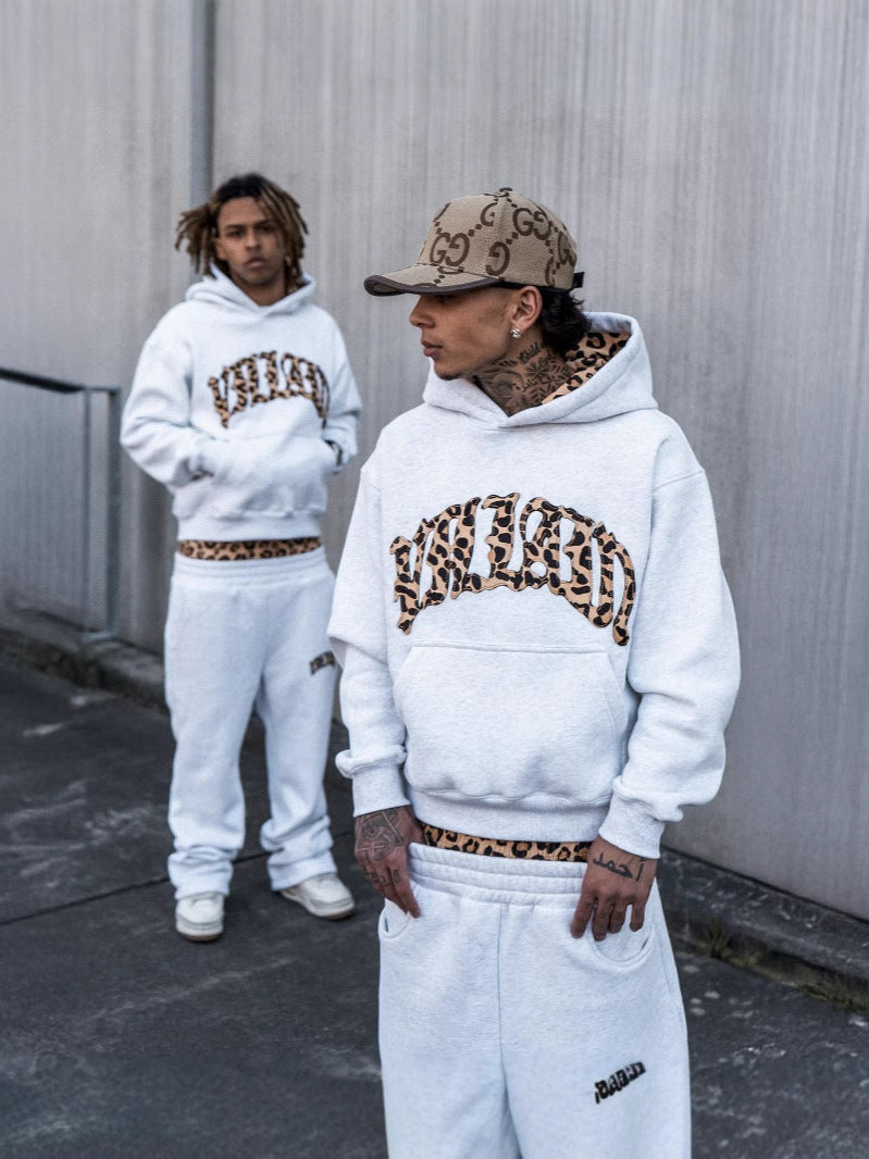 Fauve Leopard Hoodie