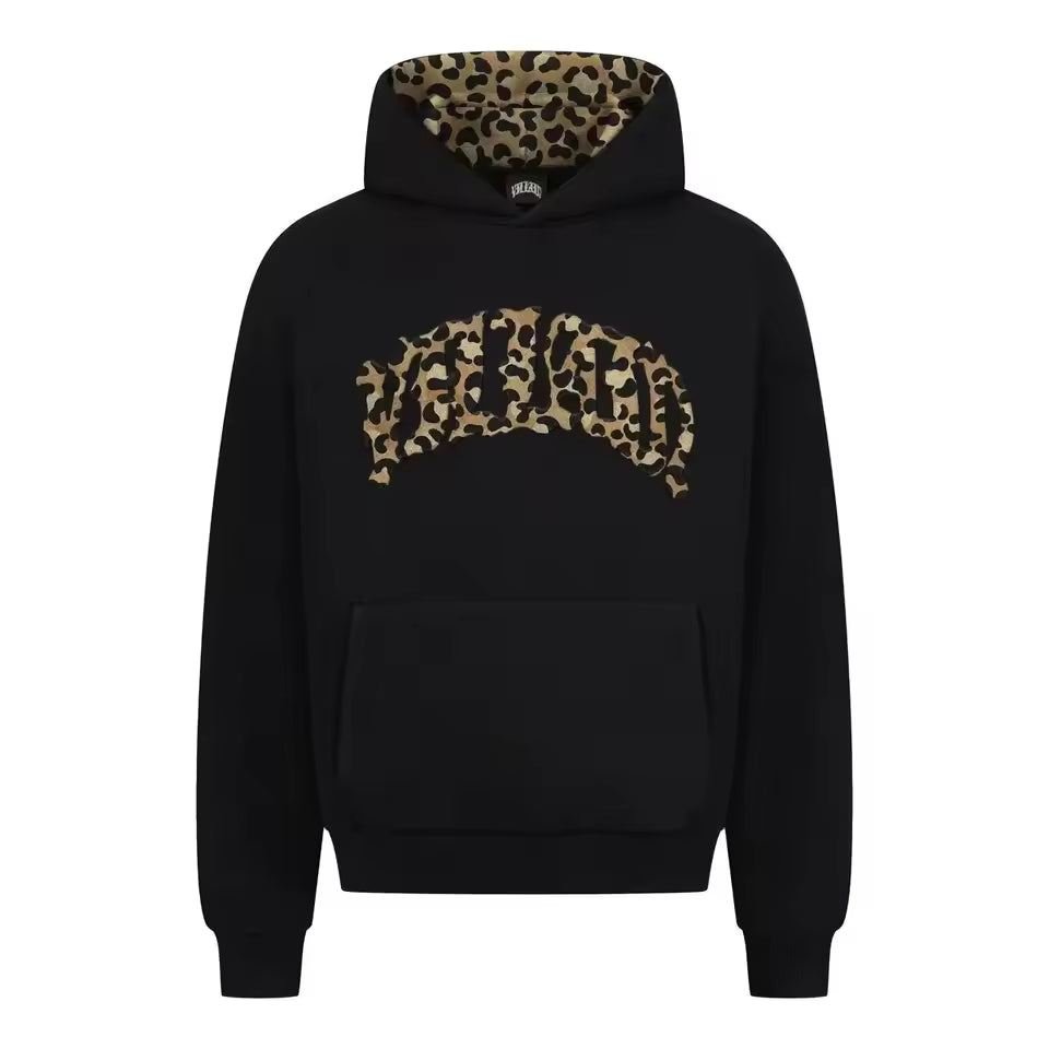 Fauve Leopard Hoodie