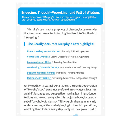 Murphy's Law Life Principles for Children