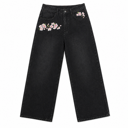 Unisex Sakura Jeans