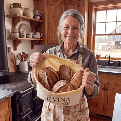 Premium 100% Cotton-Beeswax Bread Bags