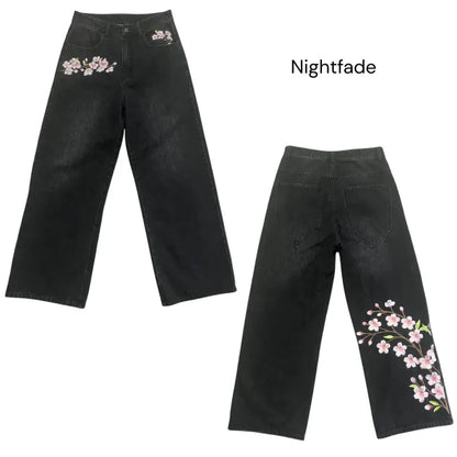 Unisex Sakura Jeans